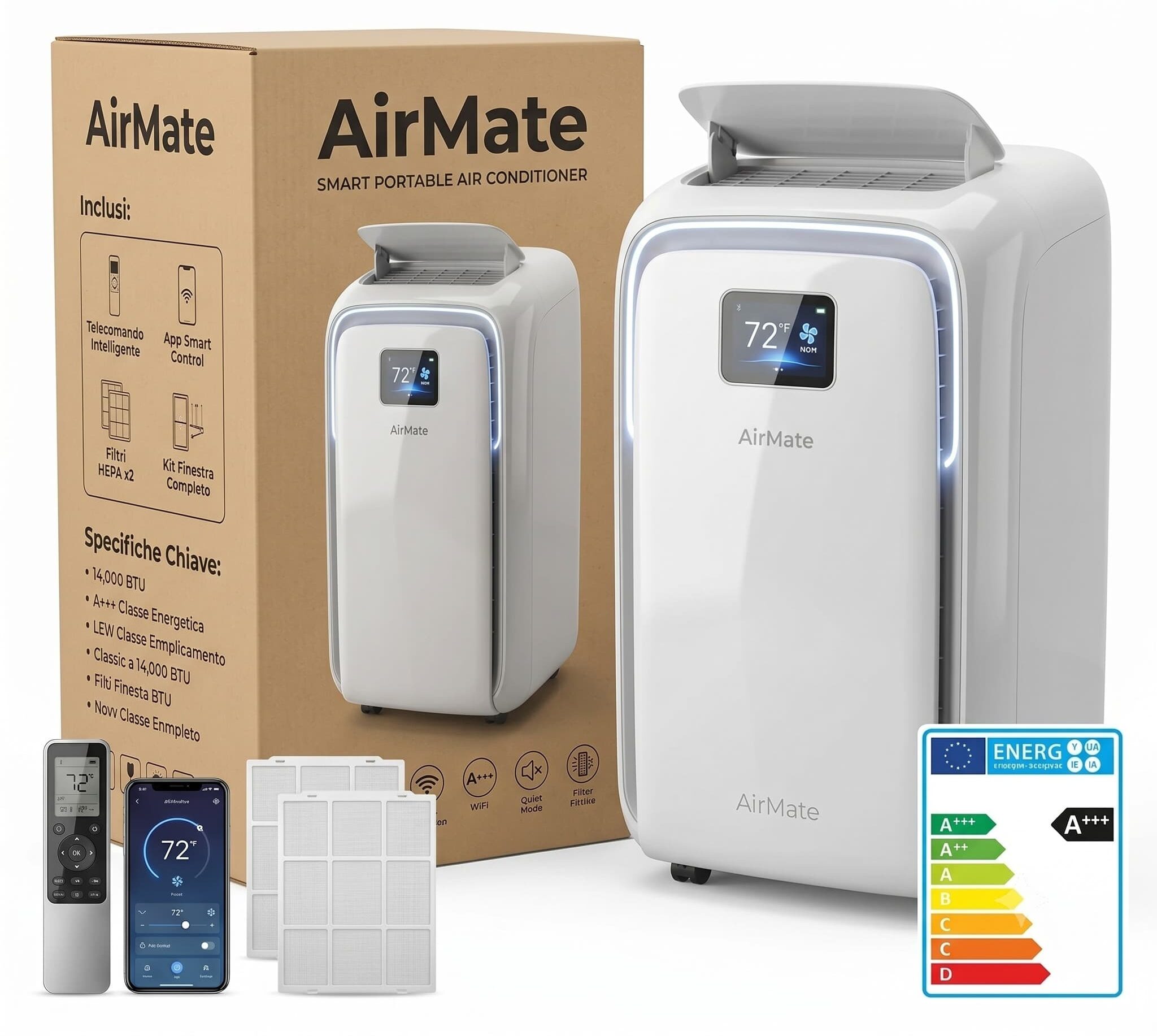 AirMate 4-in-1-Klimaanlage ohne Außeneinheit